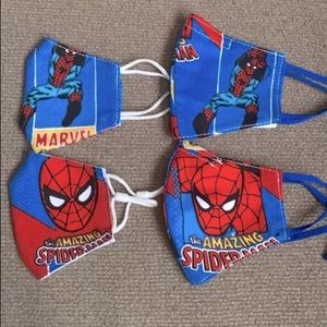 Handmade Spiderman Matching Adult and Child Masks